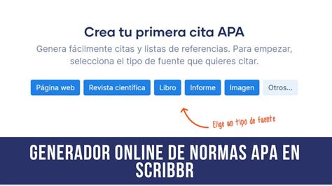 citas online|Formato APA con el Generador APA de Scribbr